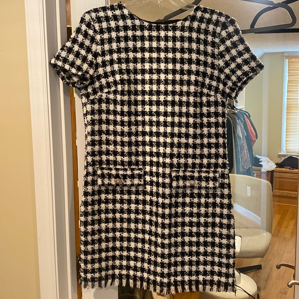 Houndstooth dress